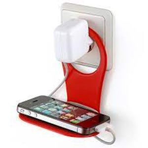 Kikkerland Driinn Mobile Phone Holder, Red